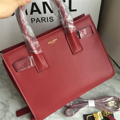 ysl wine red bag|red YSL Bag with tassel.